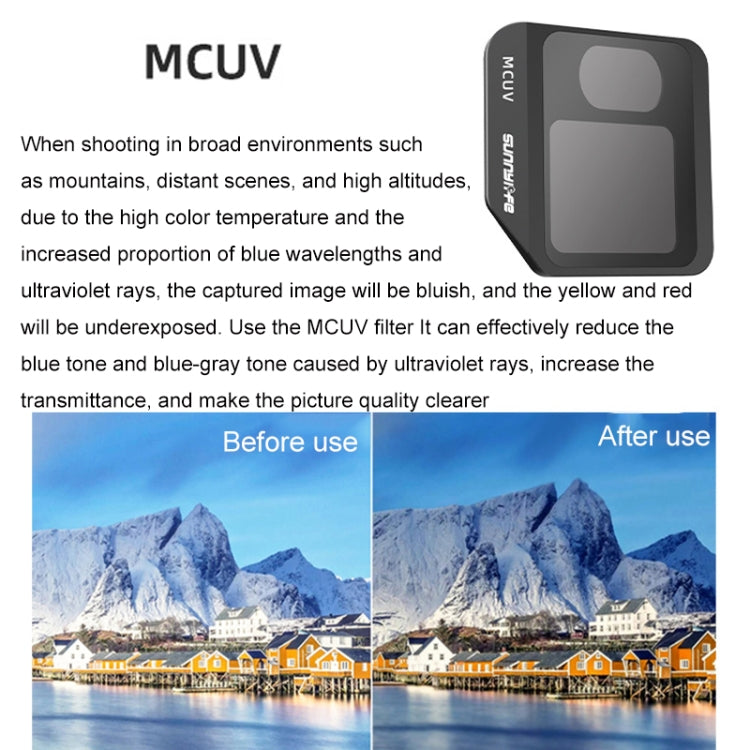 Sunnylife M3-FI330 For Mavic 3 Filter, Style:, MCUV, ND8, ND16, ND32, ND4 / PL, CPL Sunnylife M3-FI330 For Mavic 3 Filter, Style:, MCUV, ND8, ND16, ND32, ND4 / PL, CPL